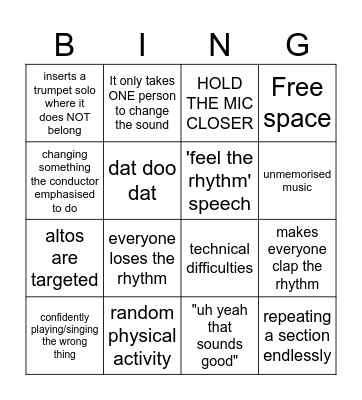 ross irwin workshops bingo Card