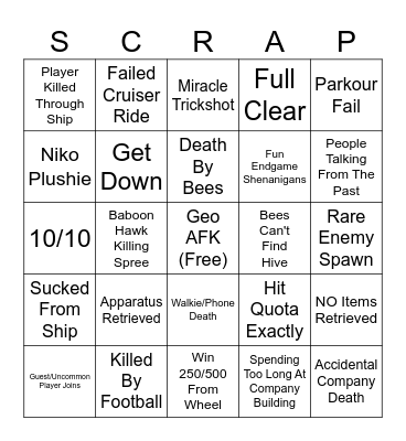 CSMCthal Company Bingo (V2) Bingo Card