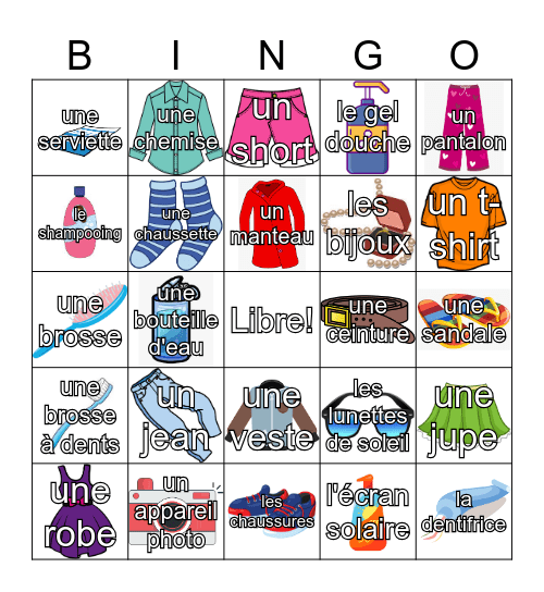 La valise Bingo Card