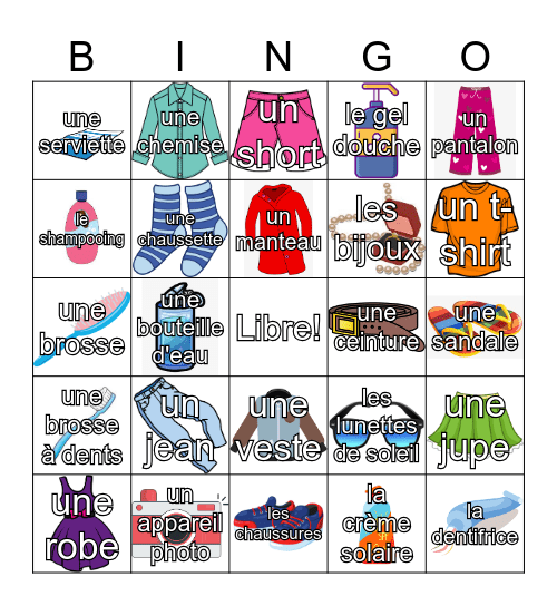 La valise Bingo Card