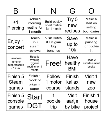 Robert 2026 Bingo Card