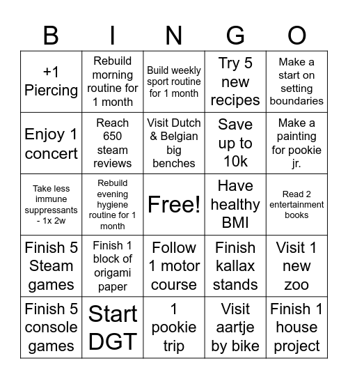 Robert 2026 Bingo Card
