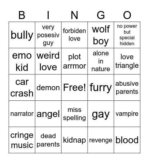 GAGHA Bingo Card
