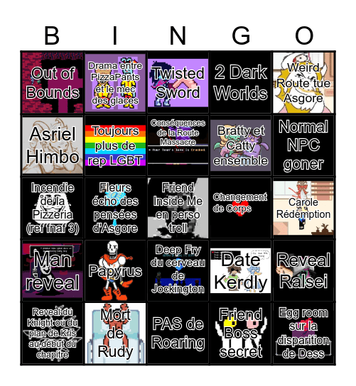 Chapitre 5 Bingo Card