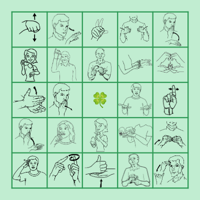ASL Bingo Card