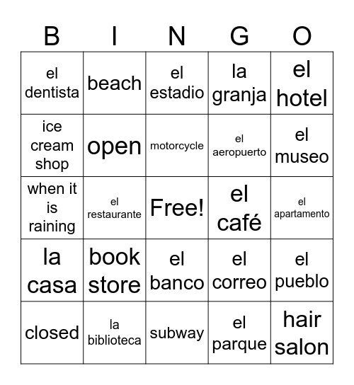 La Comunidad Bingo Card