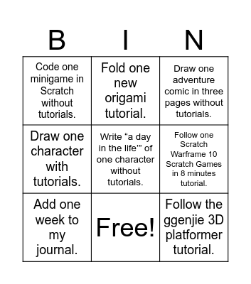 SPRING BREAK CHEEVOS Bingo Card