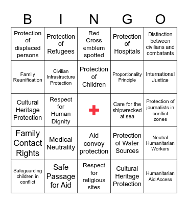 I.H.L. BINGO! Bingo Card