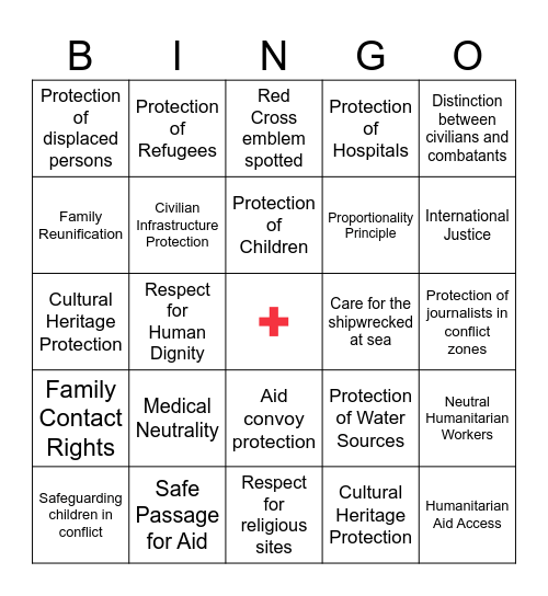 I.H.L. BINGO! Bingo Card