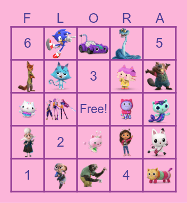 Birthday Girl Bingo Card