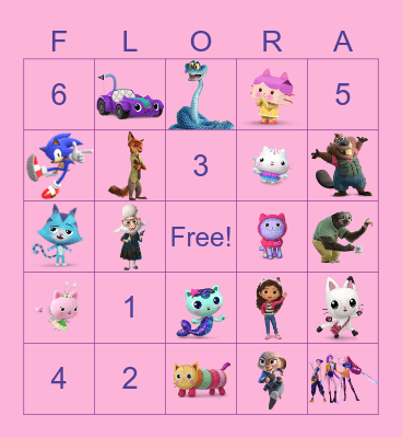 Birthday Girl Bingo Card