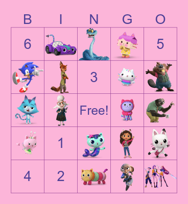 Birthday Girl Bingo Card