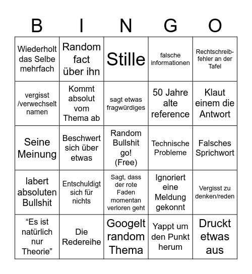 Powi Gr bingo Card