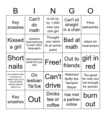 NINA BINGO Card
