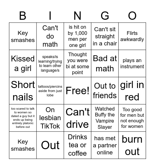NINA BINGO Card