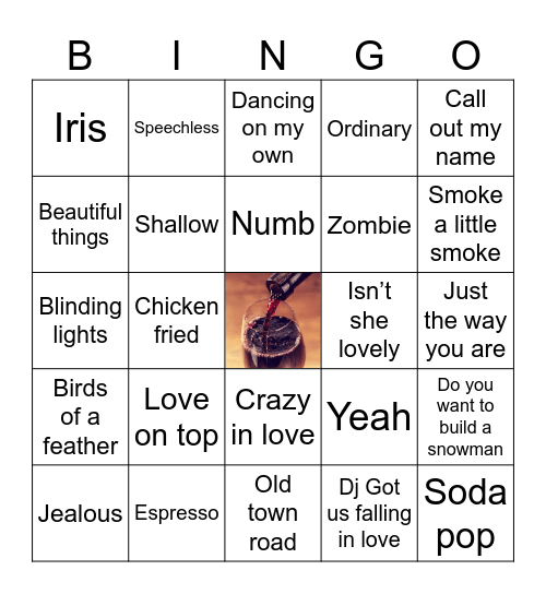 Classy 🍷 Bingo Card