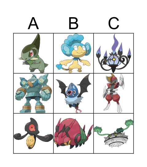 William Team Bingo Card