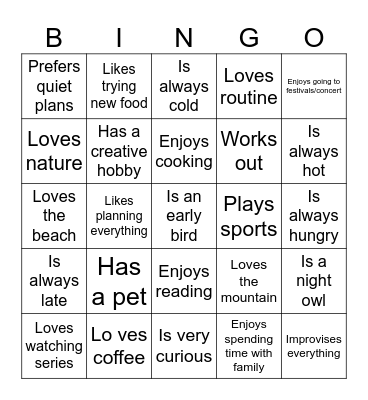 Armericas MKT Bingo Card