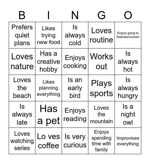 Armericas MKT Bingo Card