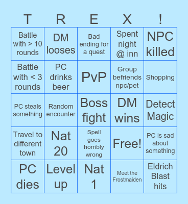 Beautiful Mine (Part3) Bingo Card