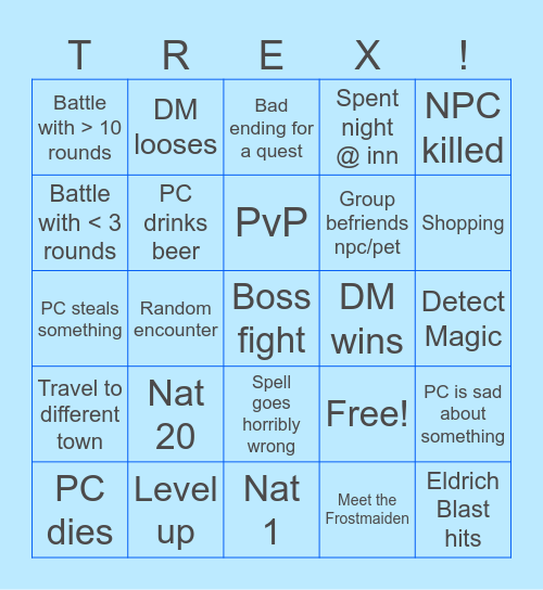 Beautiful Mine (Part3) Bingo Card