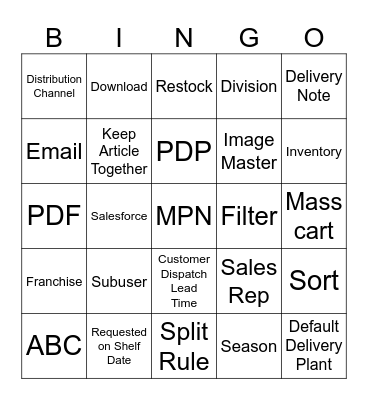 CLICK KUT Bingo Card