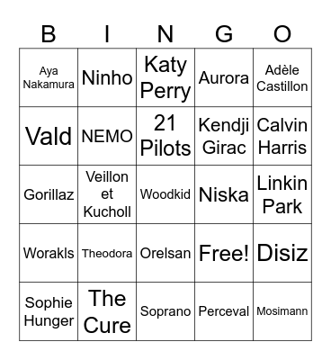 Paléo 2026 Bingo Card
