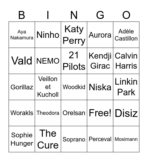 Paléo 2026 Bingo Card
