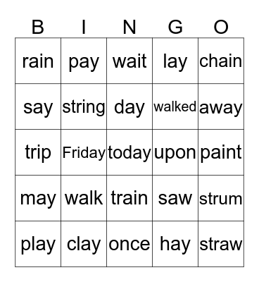Ay, Ai Bingo! Bingo Card