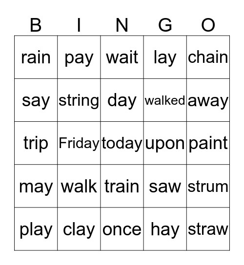 Ay, Ai Bingo! Bingo Card