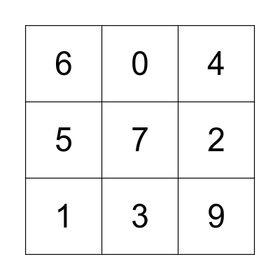 Noortje's bingo Card