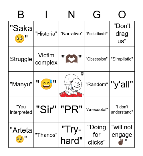 Teddy bingo Card