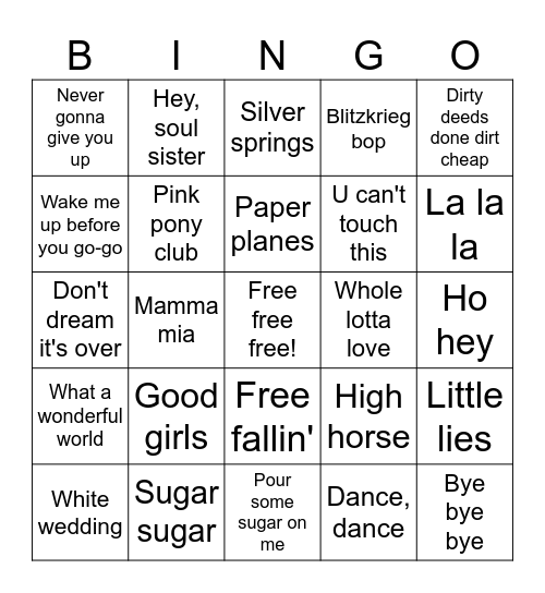 Alliteration Bingo Card