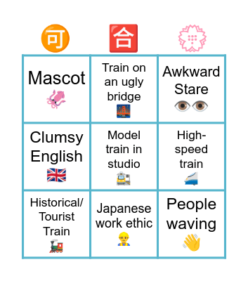 Paths to Railway Bingo 🚈 Bingo Card