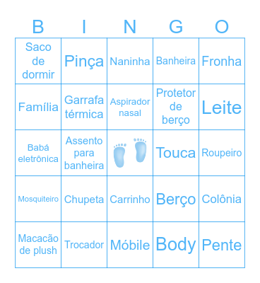Chá do Lian e Lionel Bingo Card