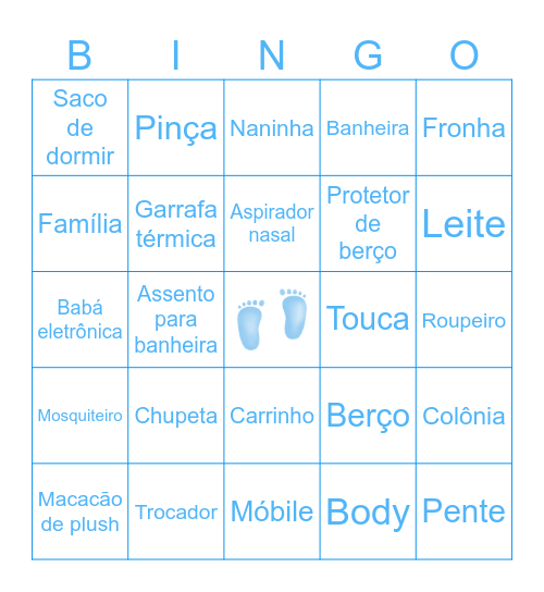 Chá do Lian e Lionel Bingo Card