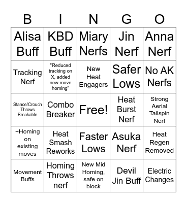 SEASON 3 Bingo Card