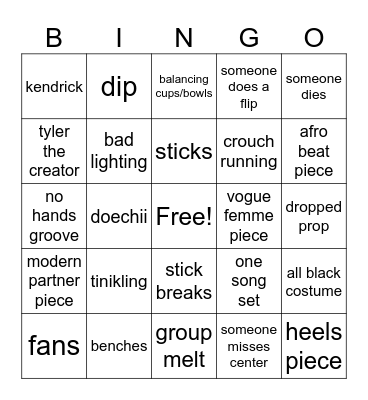 goodphil cultural x modern Bingo Card