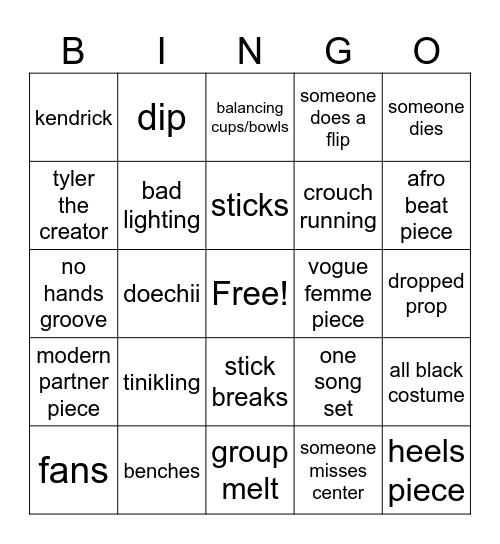 goodphil cultural x modern Bingo Card