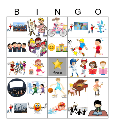 I want to OO. Bingo Card