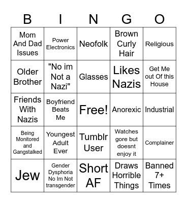 Miles Bingo Card