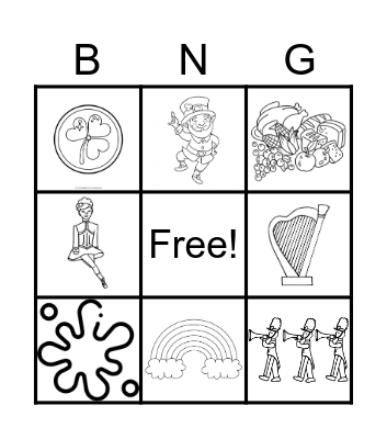 ST PATRICK'S DAY !! Bingo Card