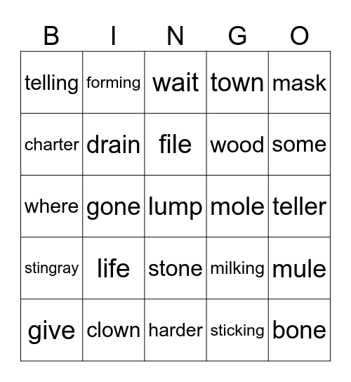 St. Patrick Sonday Bingo 31li Bingo Card