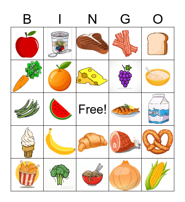 Healthy Habits Bingo Card