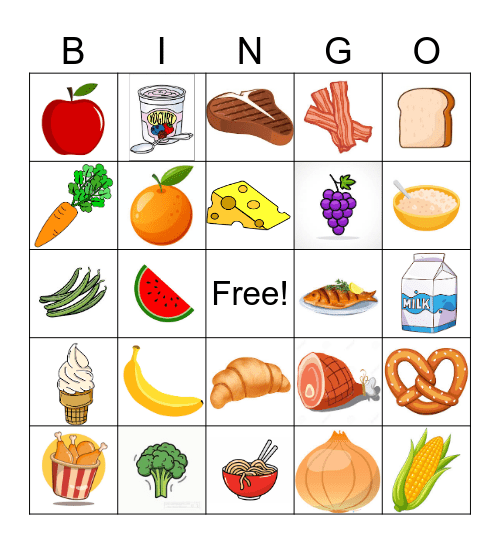 Healthy Habits Bingo Card