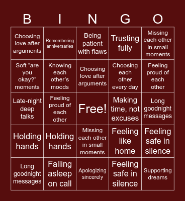 lets play bingo!! Bingo Card