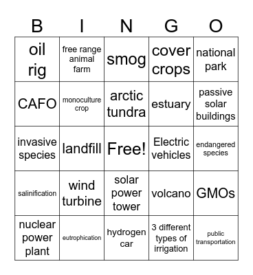 kc, na, ab APES bingo Card