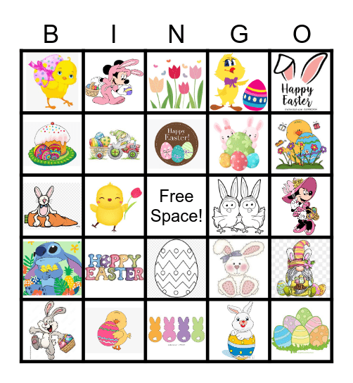 Spring Holiday BINGO Card