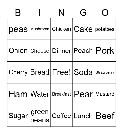 Essen Bingo Card