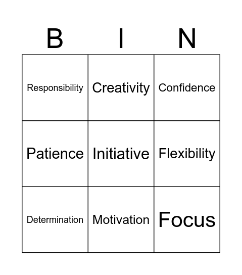 Find someone who: soft skills edition! Bingo Card
